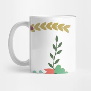 Decorative ornamental flower pattern Mug